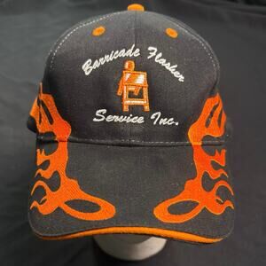 Orange Barricade Flasher Flames Men’s Hat